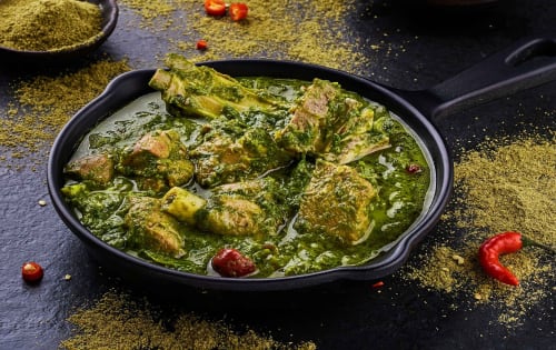 Order GOAT SPINACH Online - Bikaner Sweets & Curry Cafe