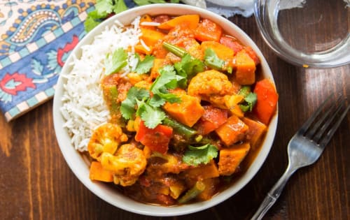 Order VEGETABLE VINDALOO Online - Bikaner Sweets & Curry Cafe