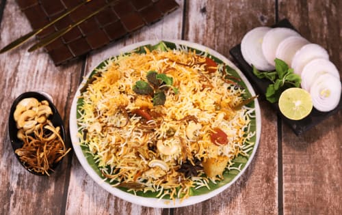 Order VEGETABLE BIRYANI Online - Bikaner Sweets & Curry Cafe