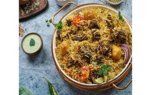 Order  Beef Biryani Online - Maharaja Northcote