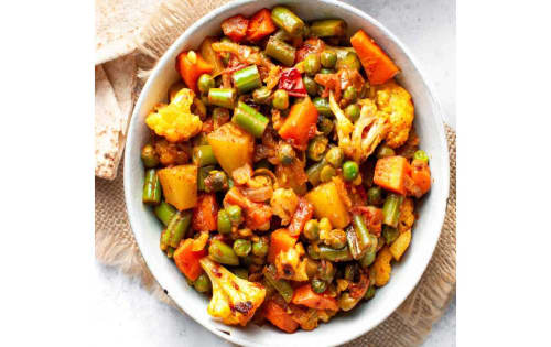 Order Vegan Mixed Vegetables Online - Maharaja Northcote