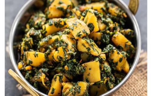 Order Vegan Palak Aloo Online - Maharaja Epping