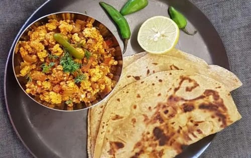 Order Egg Bhurji with Plain Paratha Online - Butter Chicken Factory