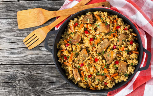 Order Beef Paella Online - Mexico City Cantina