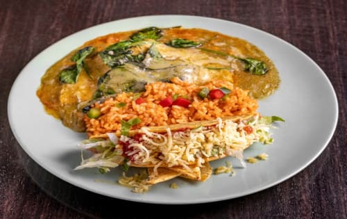 Order Spinach Enchilada Taco Online - Carlos Cantina Croydon