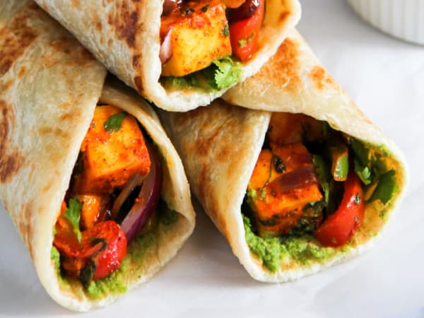 Order Paneer Tikka Roll Online - Butter Chicken Factory