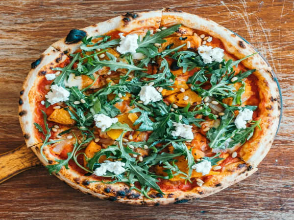 Order Vegan Roasted Pumpkin Pizza Online - Rococo Acland