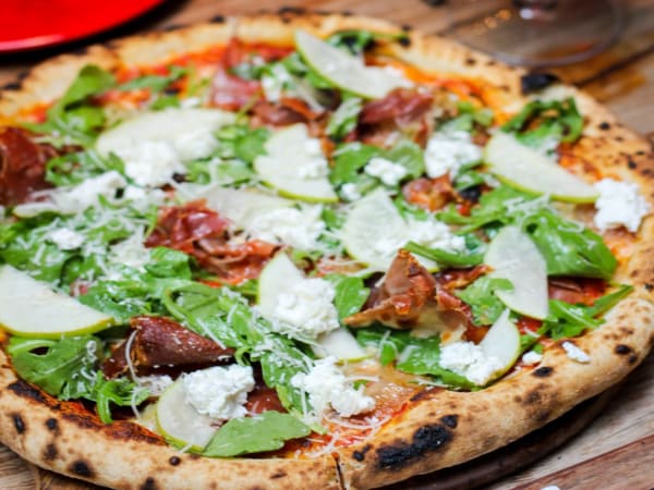 Order RICOTTA, PROSCIUTTO & PEAR PIZZA Online - Rococo Acland