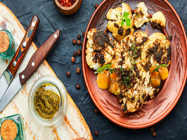 Order VEGAN SPICED ROAST CAULIFLOWER & PUMPKIN SALAD Online - Rococo Acland