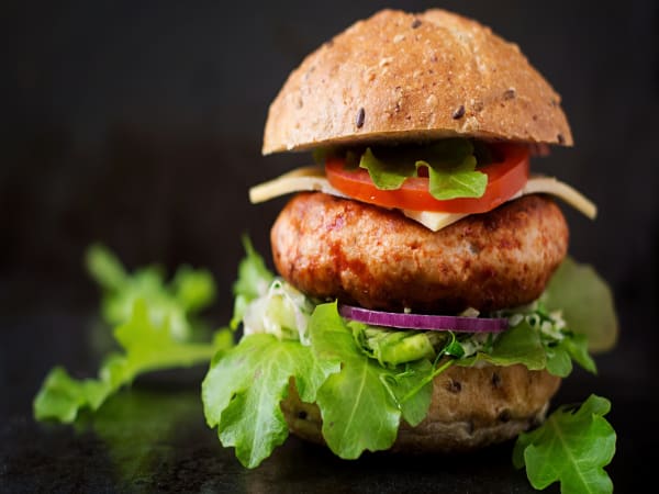 Order Deluxe Chicken Burger Online - St Martin's Cafe