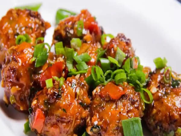 Spicy Veg Manchurian Dry Online - Maharaja Preston