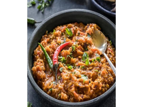 Order Baingan Bharta (smashed eggplant) No Garlic No Onion - Maharaja Tandoori Cuisine