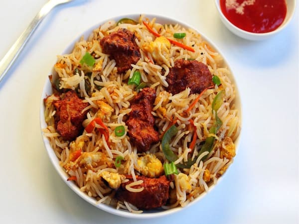 Order Chicken 65 Fried Rice Online - Maharaja Epping