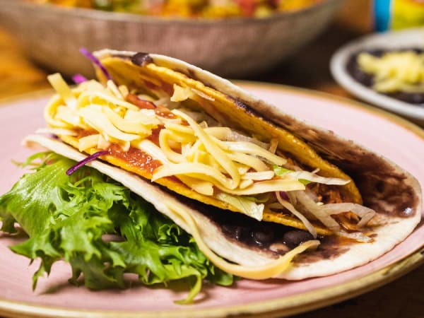 Order Texan Double Decker Taco Online - Mexico City Cantina