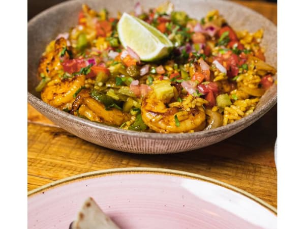 Order Prawn Paella Online - Mexico City Cantina