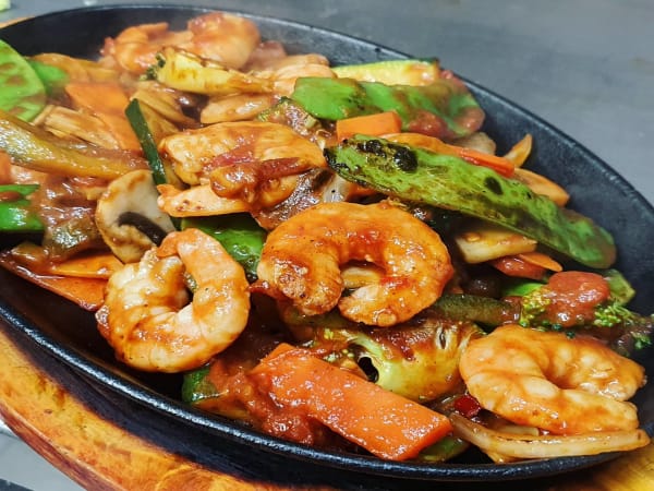 Order Chili Prawn Fajitas Online - Carlos Cantina Blackburn