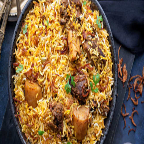 Goat Dum Biryani | Slow-Cooked Flavoured Goat Biryani | Masala Bar & Grill