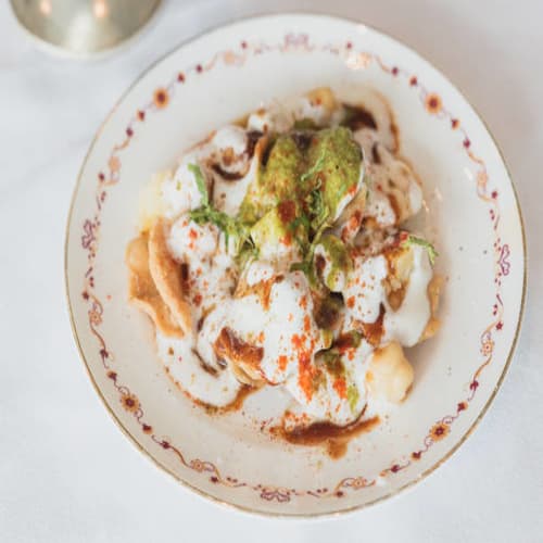 Papdi Chaat | Crispy and Tangy Indian Chaat Snack | Masala Bar & Grill