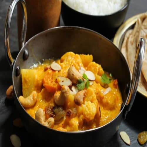 Navratan Korma | Rich Mughlai Veg Curry | Masala Bar & Grill