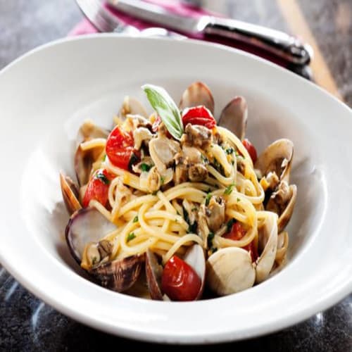 Sphagetti Marinara Bianco