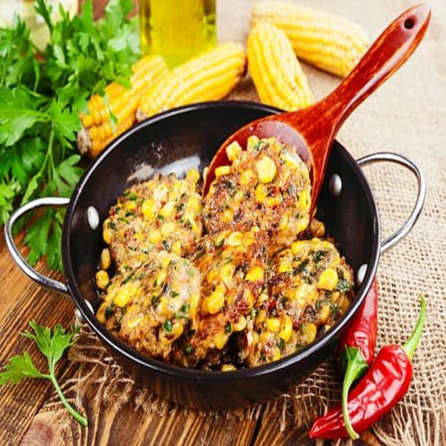 Corn & Kale Fritter