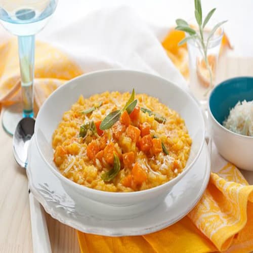 Pumpkin & Spinach Risotto