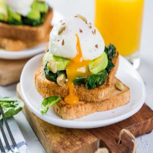 Shop Vego (Vegetarian) Poached Egg with Toasted Turkish Bread | Chathlys Kitchen