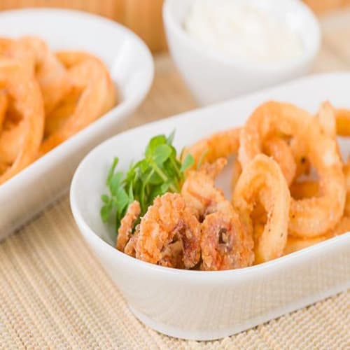 Salt & Pepper Calamari | Fried Calamari with Garlic Aioli | Chathlys Kitchen