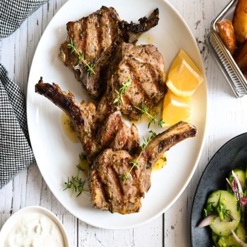 Order LAMB CUTLETS (4 PCS/8 PCS) Online - The Varsace Restaurant & Cafe