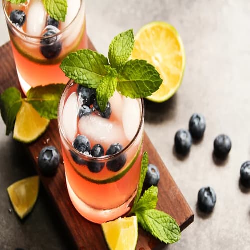 Lavender Blueberry Delight | Blueberry Lavender Signature Mocktail | Masala Bar & Grill