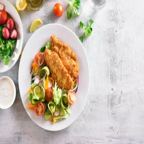 Order ORGANIC CHICKEN SCHNITZEL Online - St Martin's Cafe