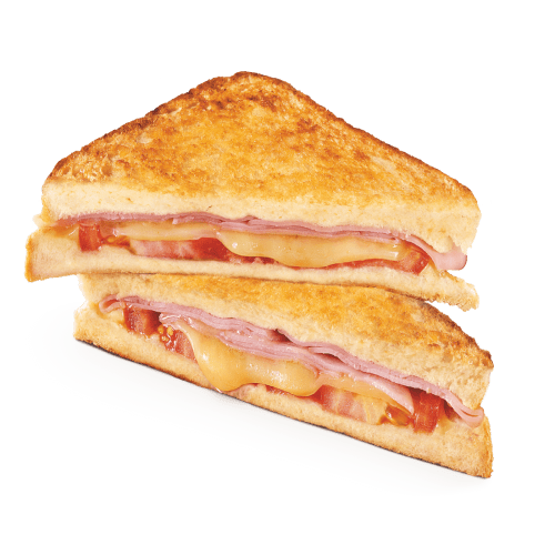 Order Ham Cheese and Tomato Toastie - Double Pour Café