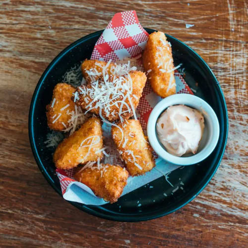 Order CRUMBED POLENTA Online - Rococo Hawthorn