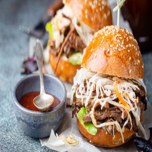 Organic Beef Burger - St Martin's Cafe