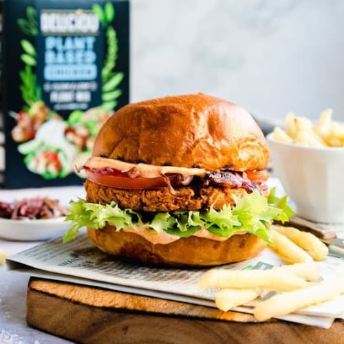 Order Chicken Plant Based Burger (Vegan / Veg) Online - Highway Eats Narre Warren