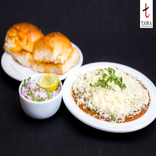 Order Cheesy Pav Bhaji Online - Tawa - The Indian Griddle house