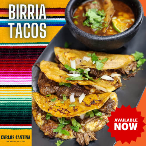 Order Birria Taco Online - Carlos Cantina Boronia