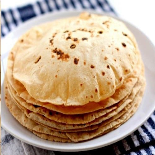 Traditional Whole Wheat Indian Bread Cooked on Tawa | Punjabeez Indian Restaurant Hendra