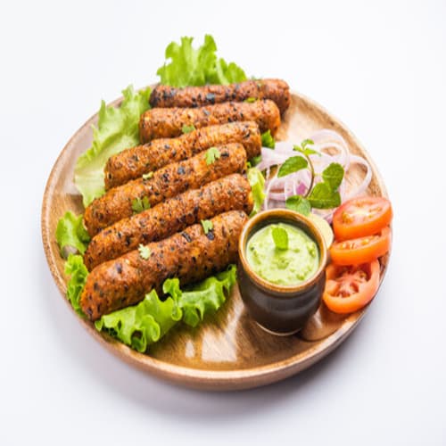 Smoky Seekh Kebab – Minced Meat Skewer | Punjabeez Indian Restaurant Chermside West