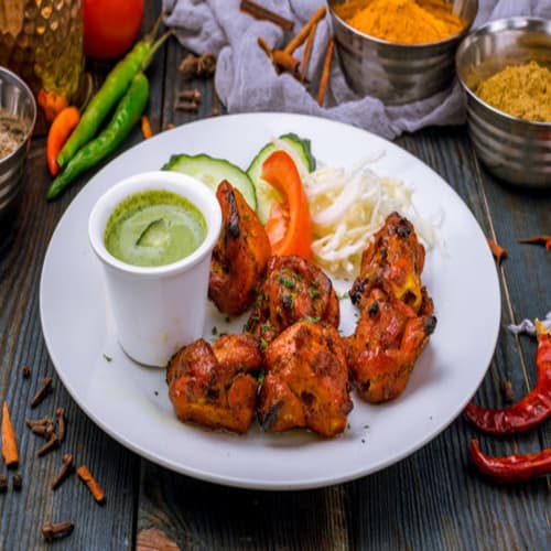 Tandoori Grilled Chicken Marinated with Authentic Indian Spices | Punjabeez Indian Restaurant Hendra