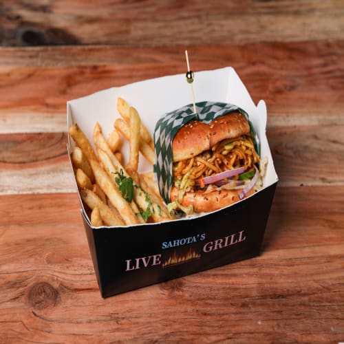 Order Noodle Burger Online - Sahota’s Live Grill - Surrey