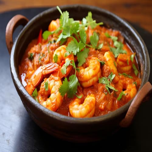 Kashmiri Style Prawn Curry with Aromatic Spices | Punjabeez Indian Restaurant Hendra