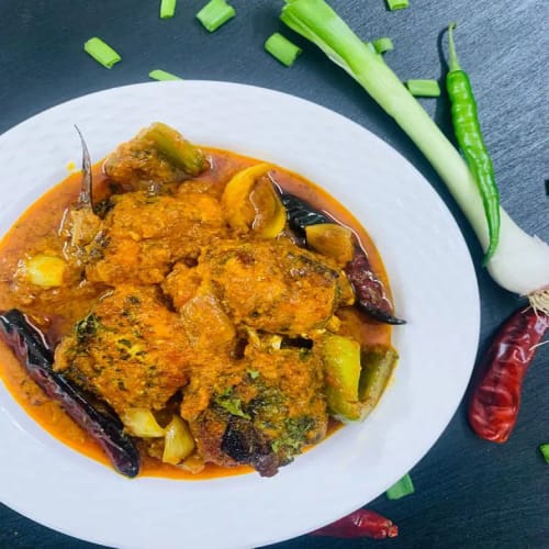 Fish Curry Cooked with Onion and Traditional Indian Spices | Punjabeez Indian Restaurant Hendra