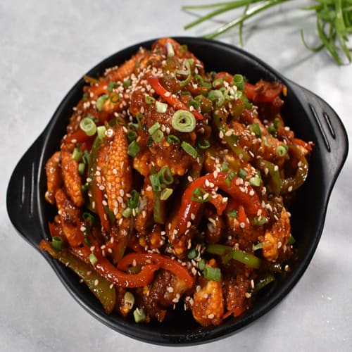 Chili Baby Corn | Spicy Indo-Chinese Appetizer – Urban Tandoor Express NC