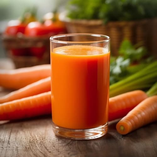 Fresh Carrot Juice (Vegan, Gluten-Free) | Delight Sweets & Cakes