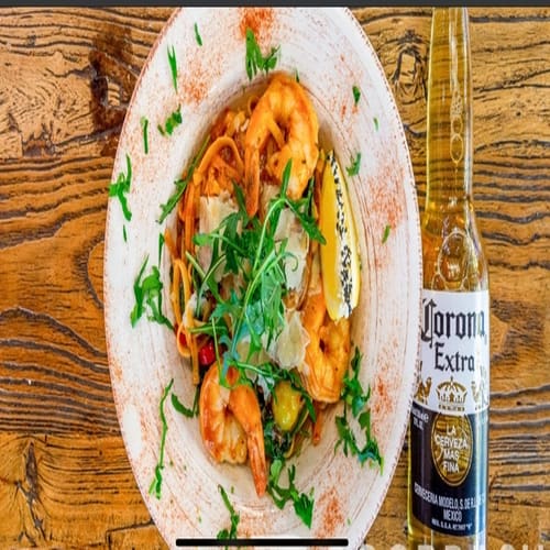 Order Tom Yum Linguine    Online - Mocha Mojo Fountaingate