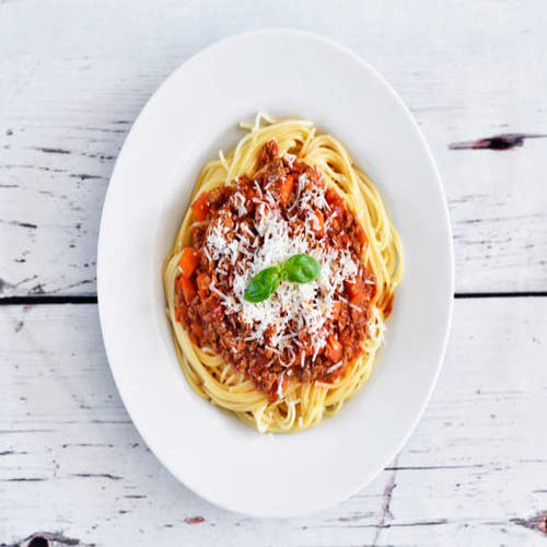 Order Senior 1/2 SERVE SPAGHETTI BOLOGNESE Online - Commercial Hotel Broadford