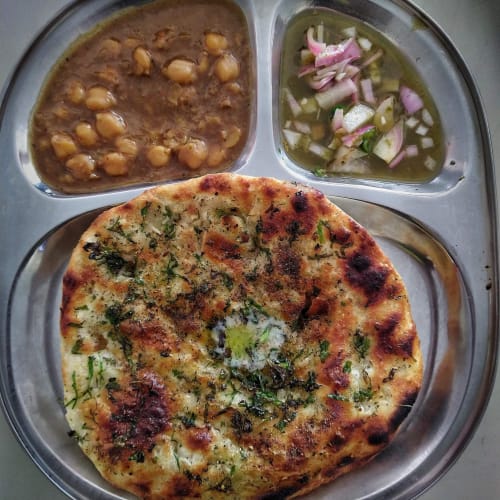 Amritsari Kulcha | Stuffed Kulcha Bread with North Indian Filling| Aldergrove Indian Bistro