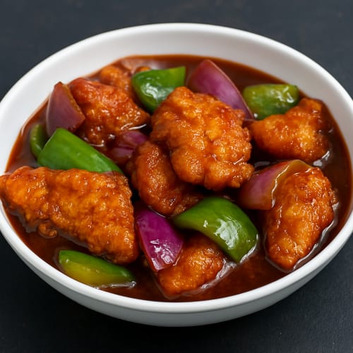 Fish Chili | Indo-Chinese Spicy Fish Stir Fry| Aldergrove Indian Bistro