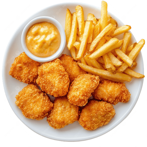 Chicken Nuggets Fries Combo | Nuggets with Crispy Fries Combo| Aldergrove Indian Bistro